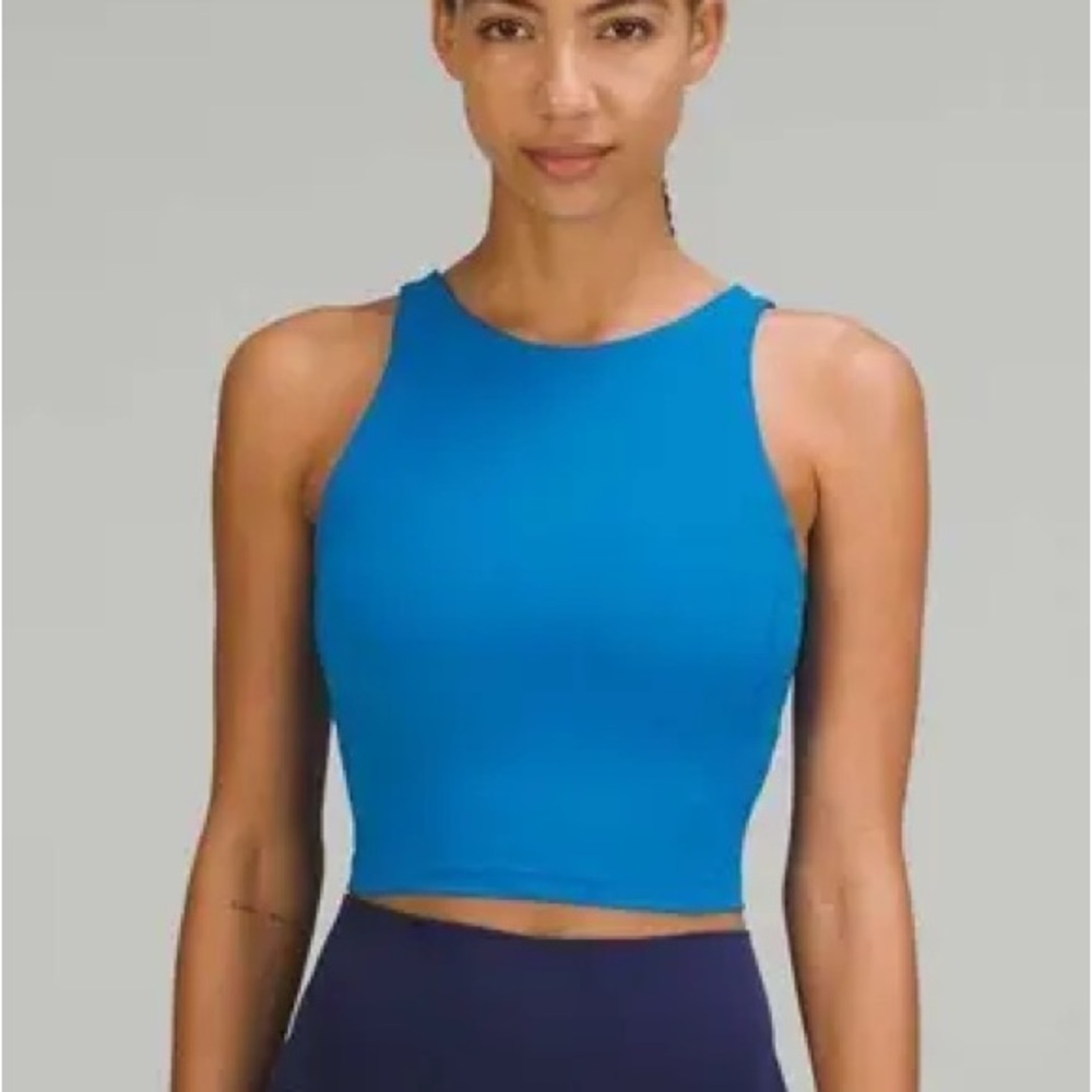 lululemon athletica Blue Crop Top